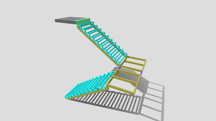 大里石樓梯20201224 3D Model