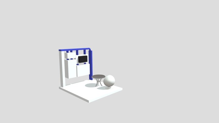 Booth Design 3D Model