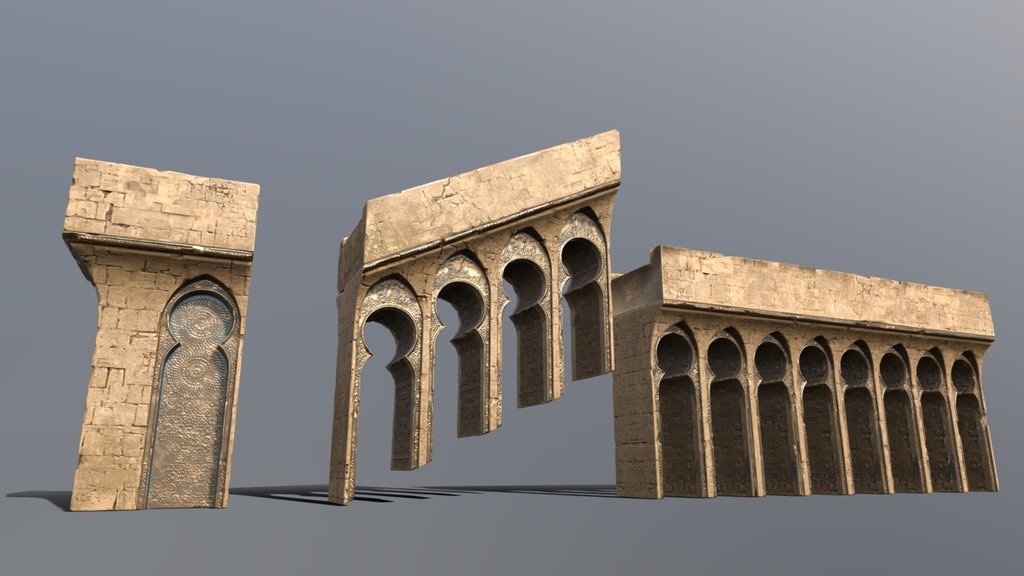 Desert Fortress Walkways