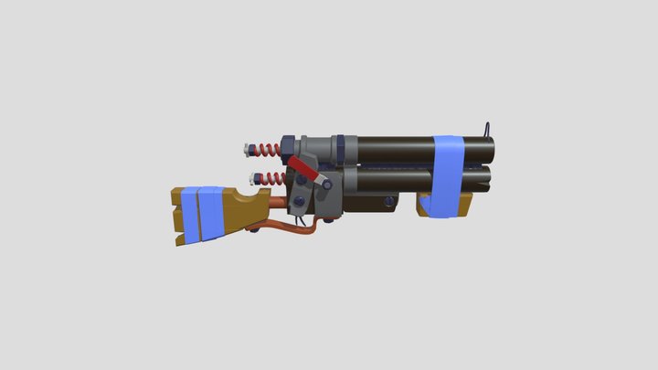 XYZ School HW Shotgun 3D Model