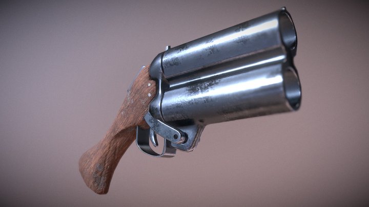 Shotgun - Strange Doublebarrel 3D Model