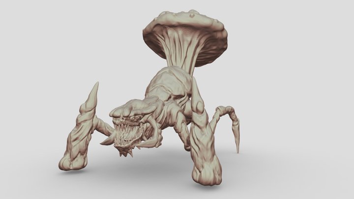 Starcraft 2 Swarm Host 3D Model