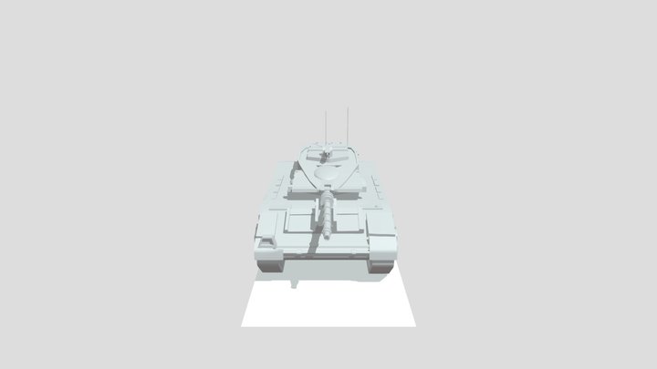Tanque De Guerra 3D Model