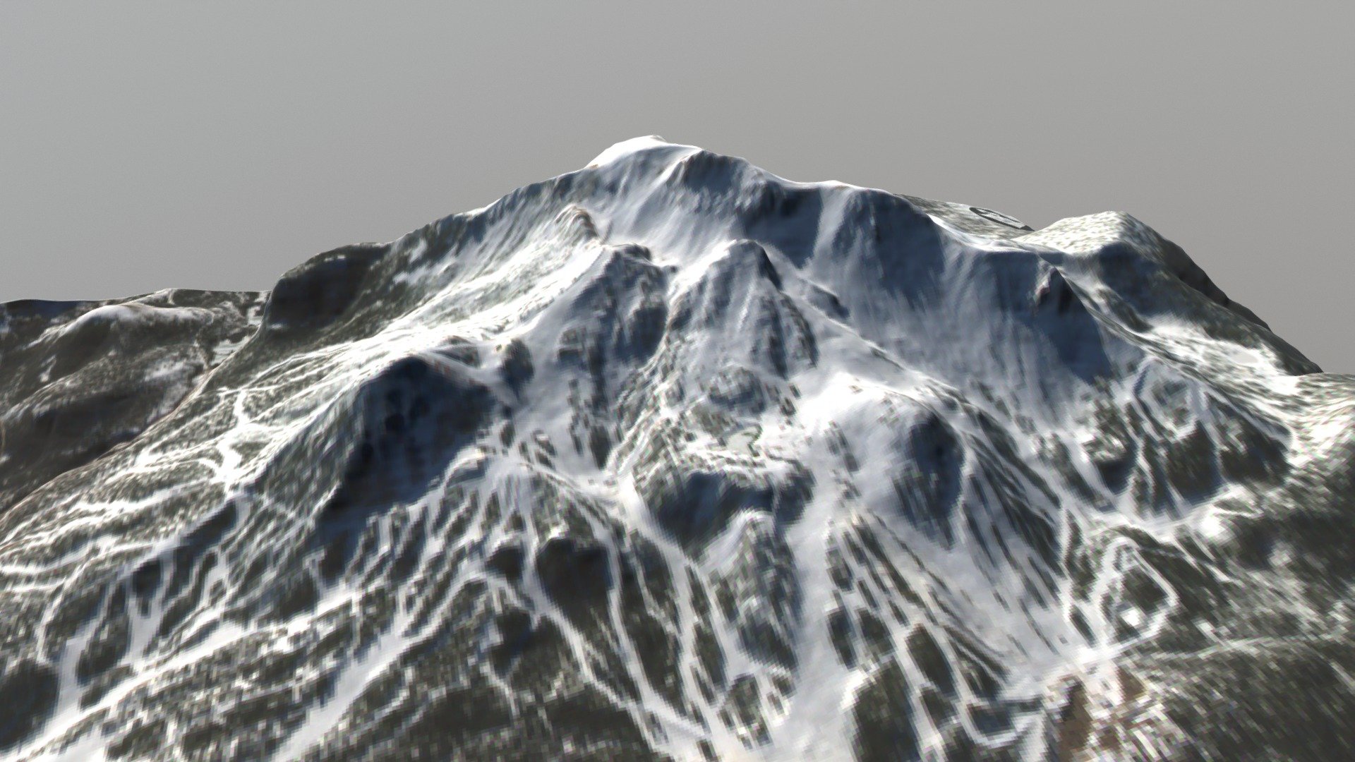 Mammoth Mountain - Winter (1:36,000 Scale)