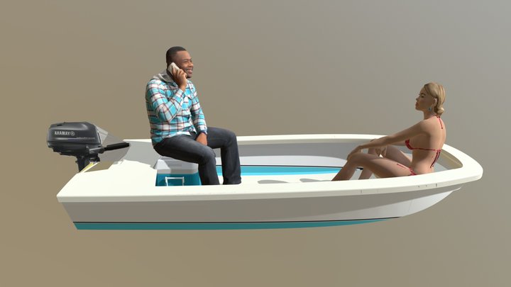 PickUp Skiff 11 3D Model
