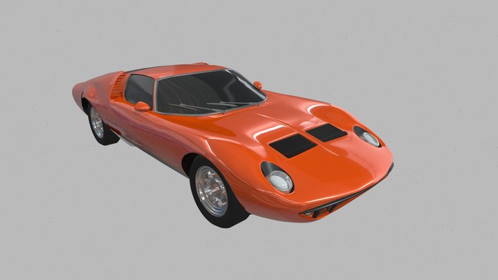 lamborghini - miura 3D Model