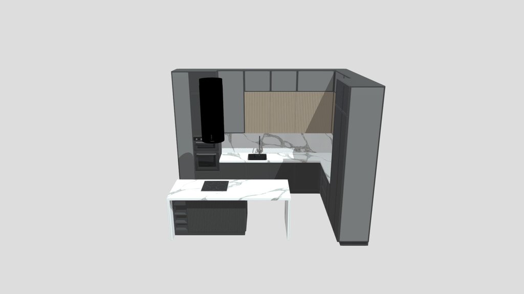 Noir Kitchen Island