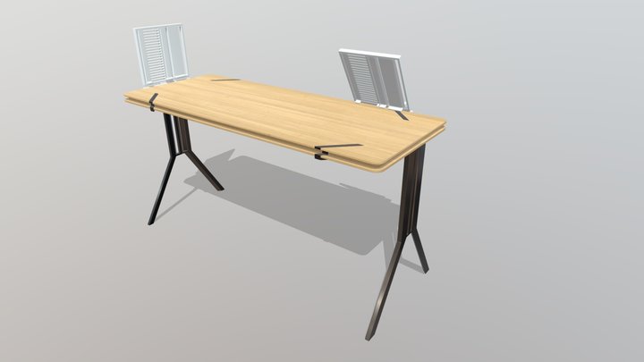 I Table 3D Model