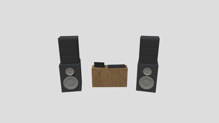 DJ setup 3D Model