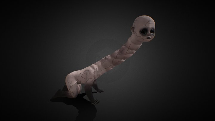 Horror Baby 3D Model