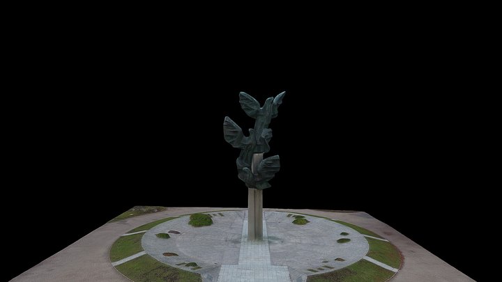 Pomnik Czynu Polaków w Szczecinie 3D Model