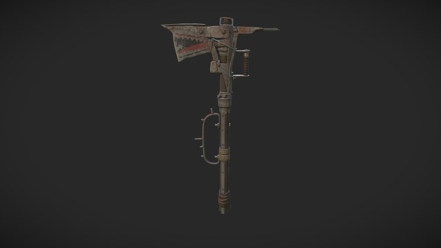 Two-Handed Axe 3D Model