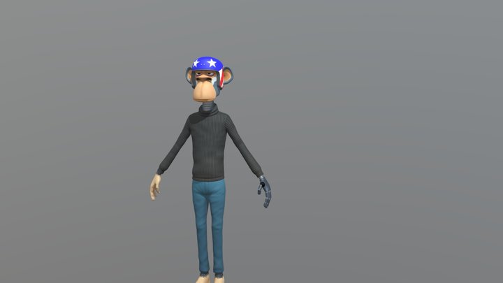 BoredApe_R3S3T 3D Model