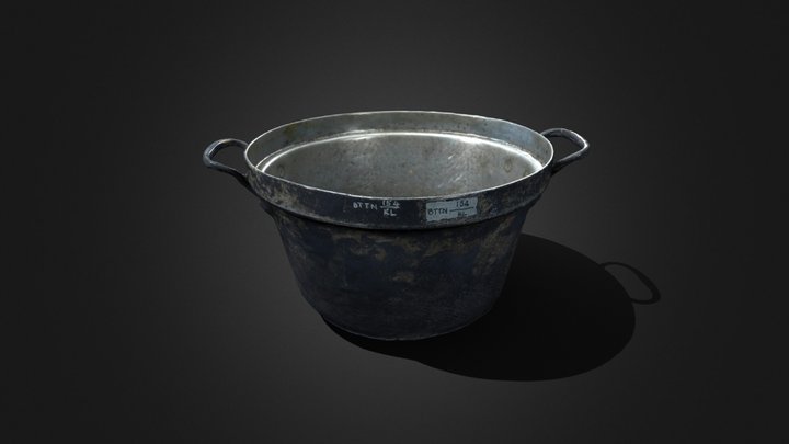 Nồi nhôm 3D Model