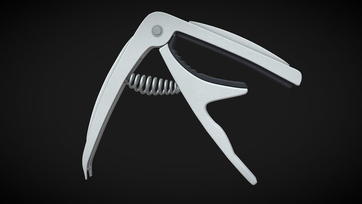 Guitar capo 3D Model