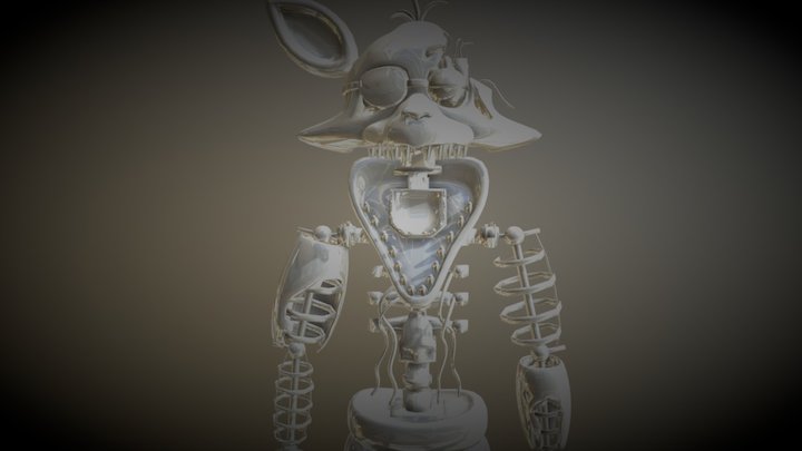 Ignited foxy tjoc storymode blend and fbx 3D Model