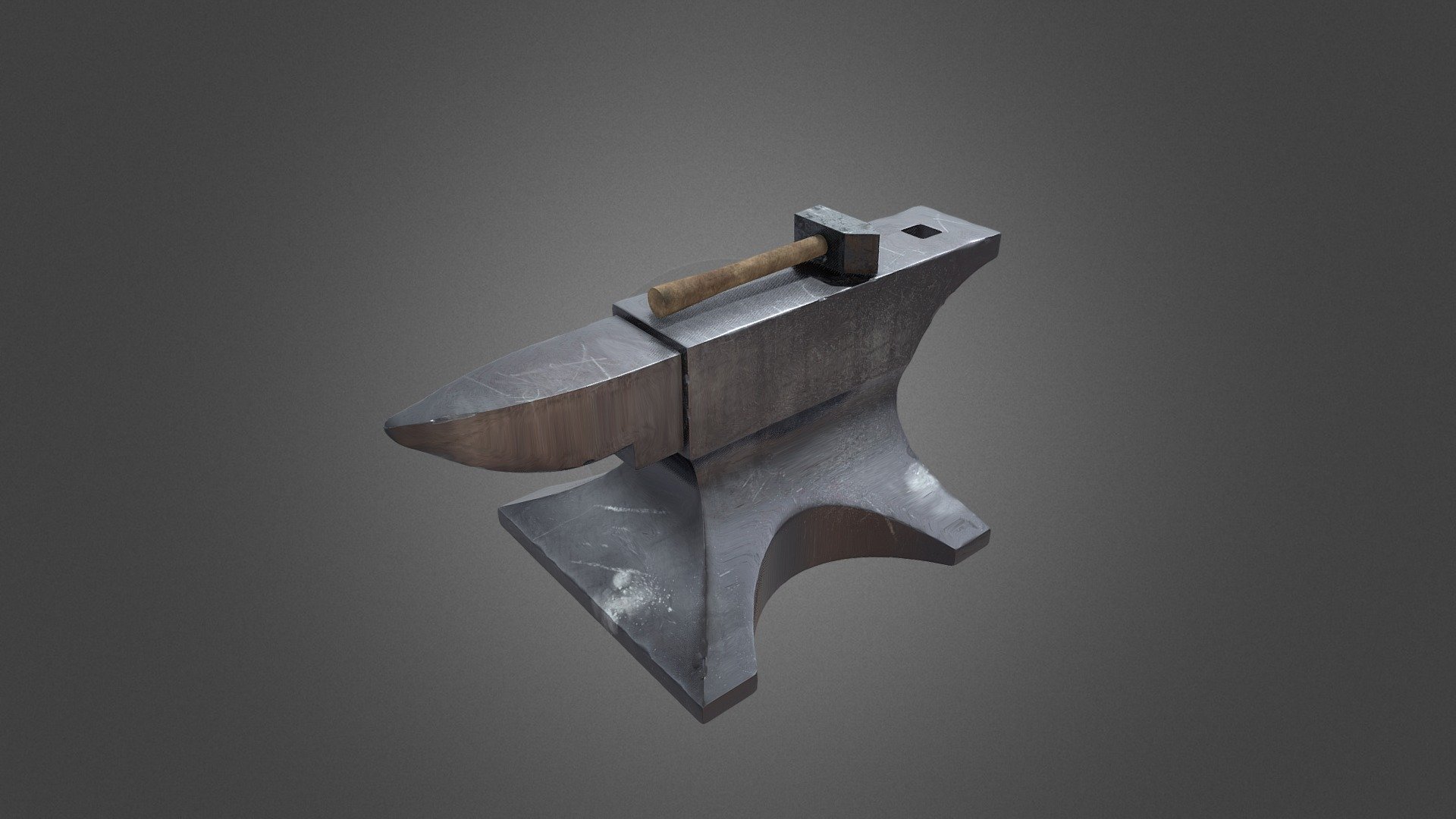 Anvil with Hammer