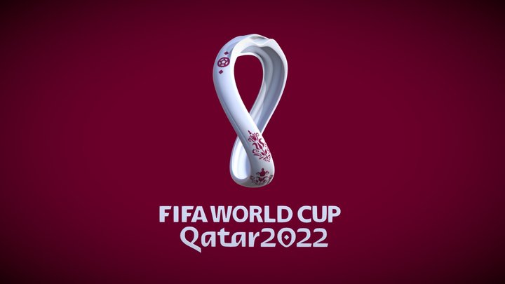 Qatar 2022 Logo Fifa worldcup 3D Model