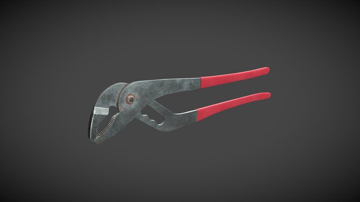Realistic wrench 3D Model