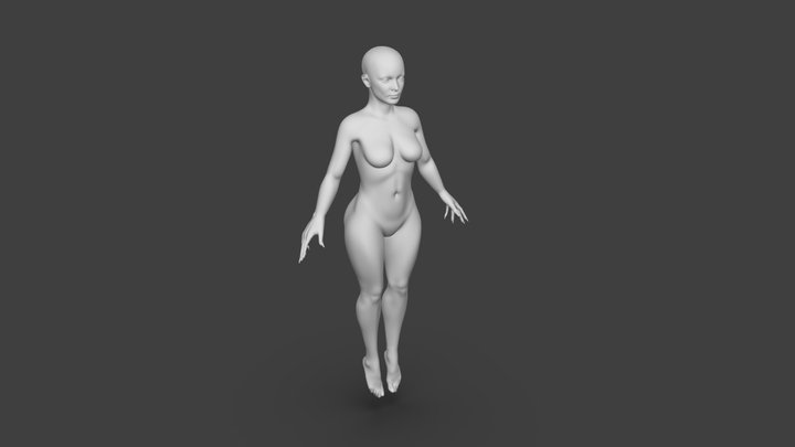 Base Body Female v2 3D Model