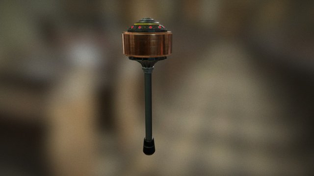 M803 "Coppertop" - Electromagnetic Grenade 3D Model
