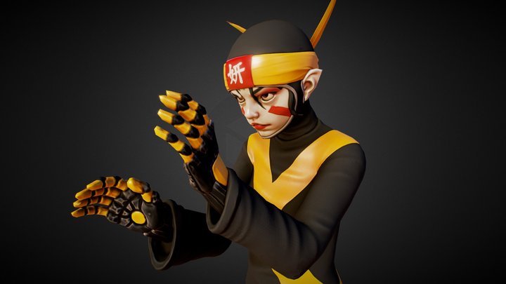 Kung Fu Ala 3D Model