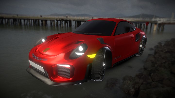 Porsche GT2RS 3D Model