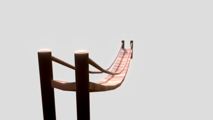 Hanging bridge 3D Model