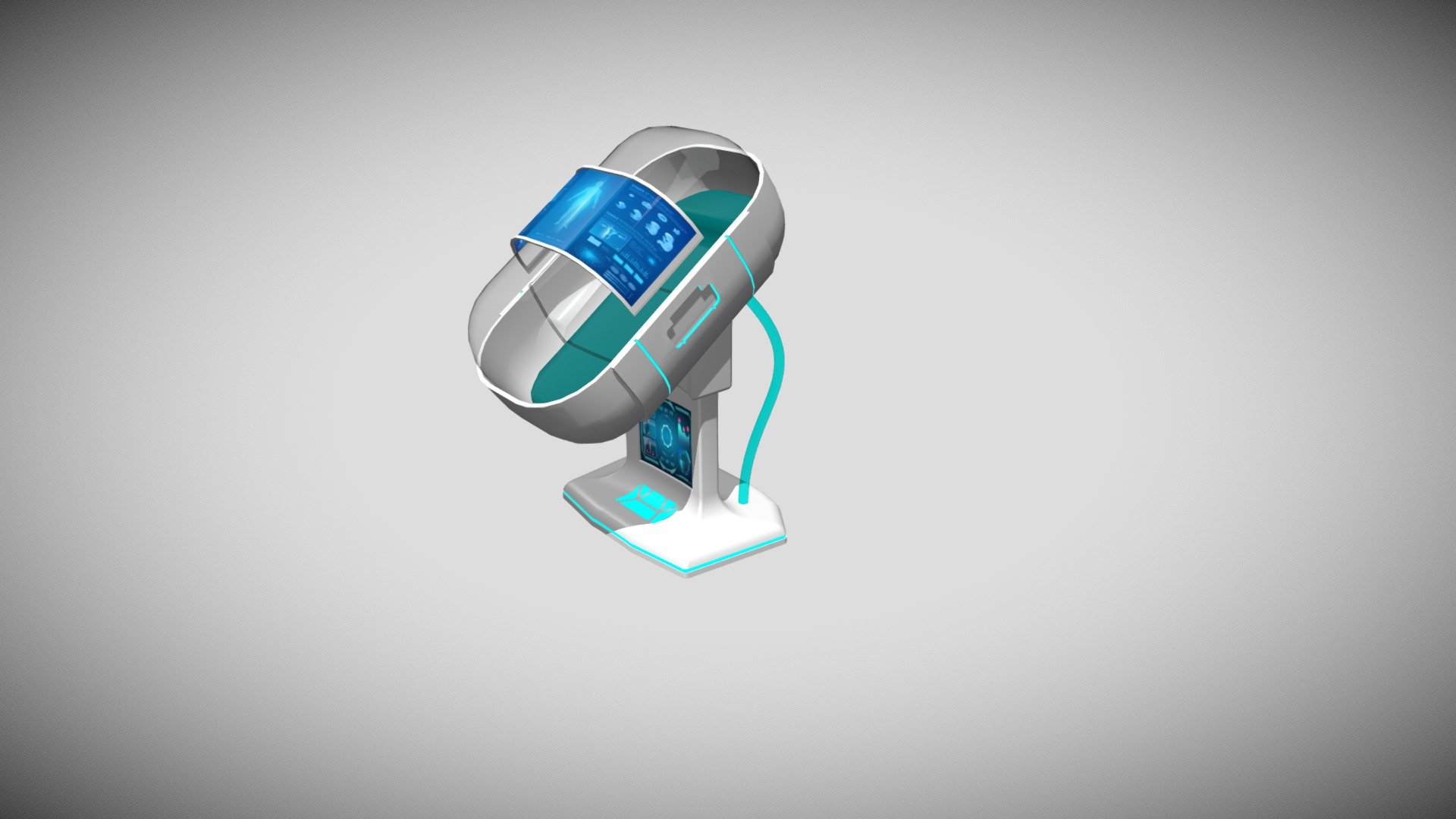 Sci fi incubator Download Free 3D model by A9908244 [63f6bee] Sketchfab