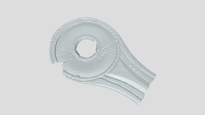 Handle of Trulla (inv. 46) 3D Model
