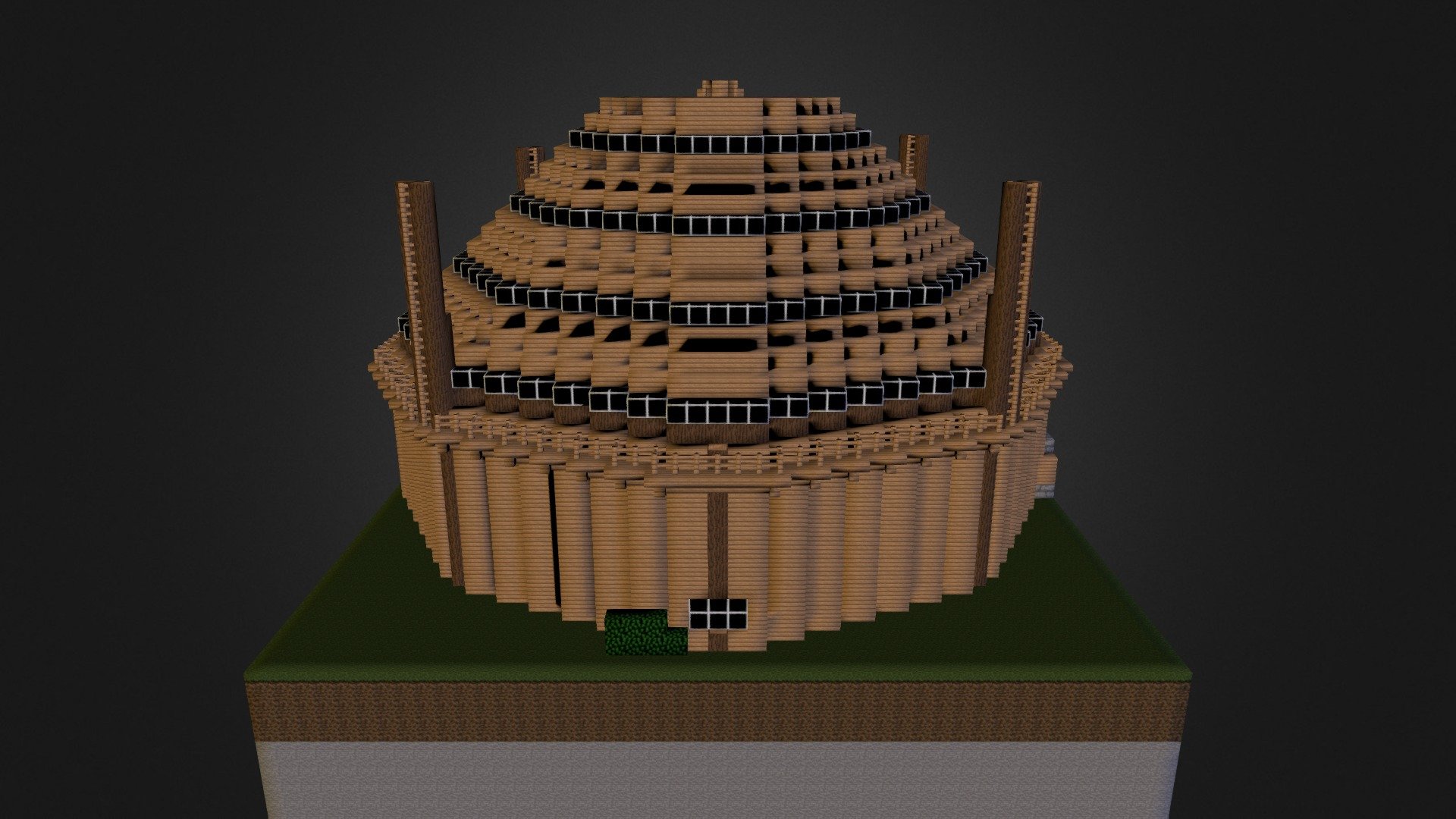 Spawn de notre serveur - 3D model by Herobrine72296 [63f9a5a] - Sketchfab