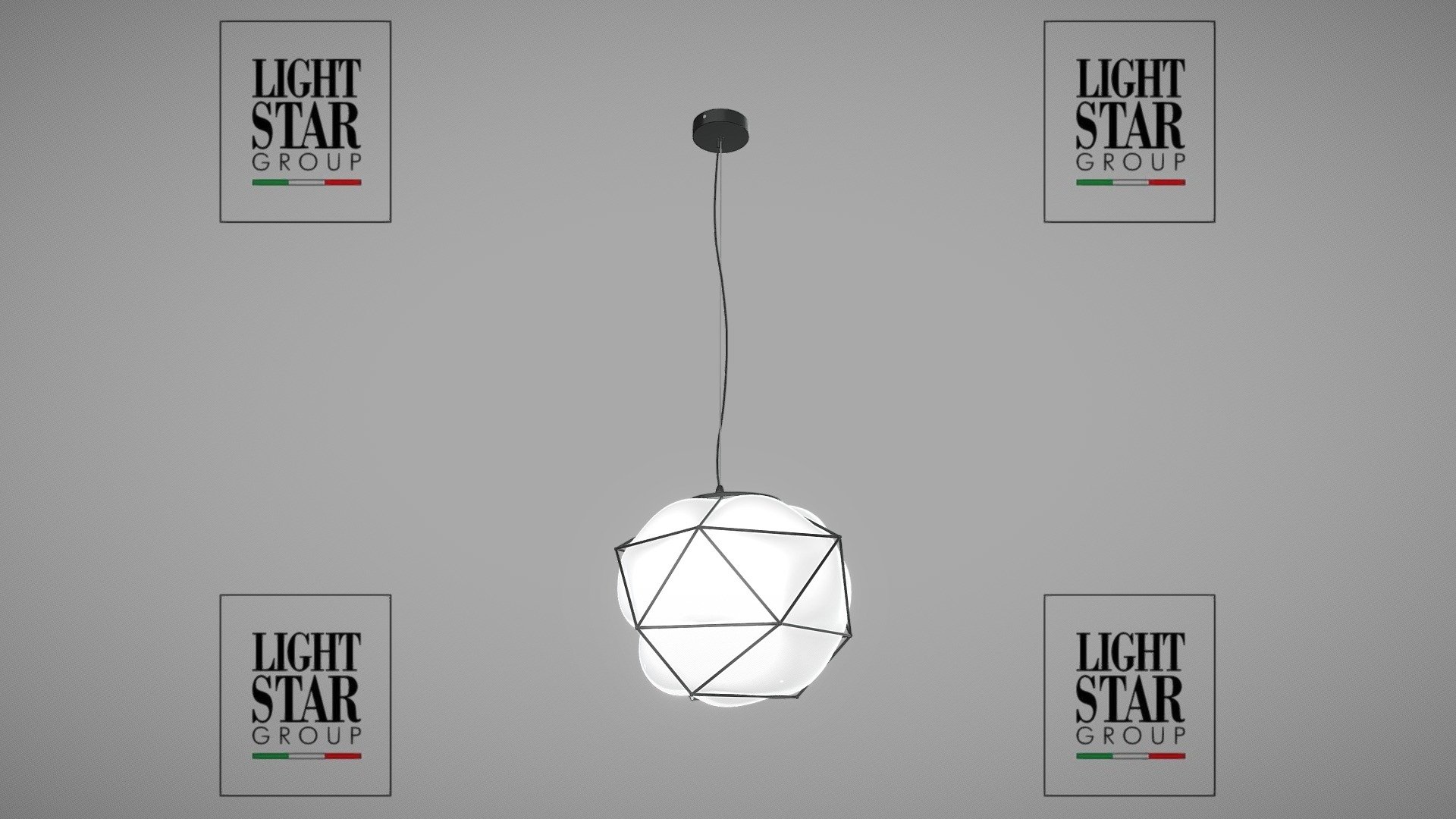 799020 Erbareo Lightstar Pendant — Sketchfab embed 3D viewer