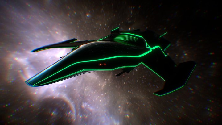 Spaceship 3D Model