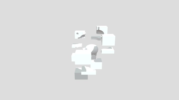cerdito quinchamali molde 2 v6 3D Model