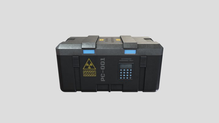 Crate 3D Model