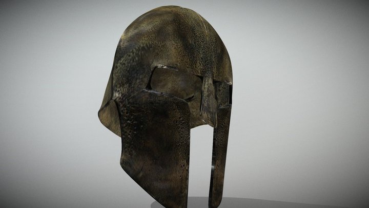 Spartan Helmet 3D Model