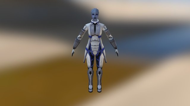Model Liara - Mass Effect 3D Model