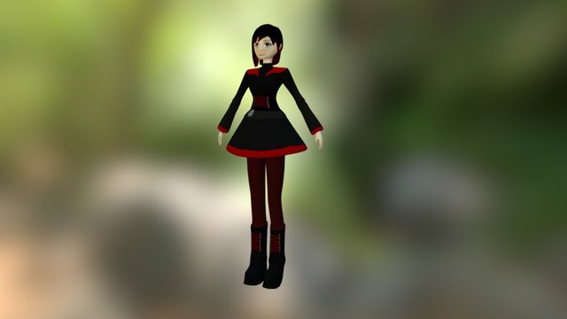 Ruby Rose 3D Model