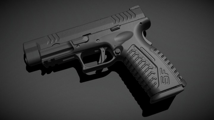 Springfield XDM - HS Product SF19 (3D scan) – Modelo 3D gratuito STL