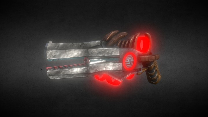 futuristic rifle