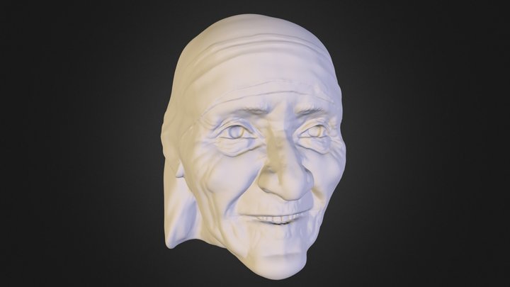 motherTeresaWithHabit.obj 3D Model