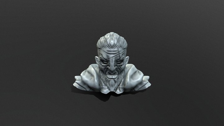 Laiken - Warlord orc torso 3D Model