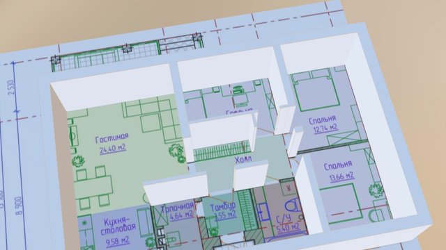 пример 3D Model