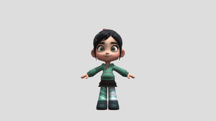 Vanellope 3D Model