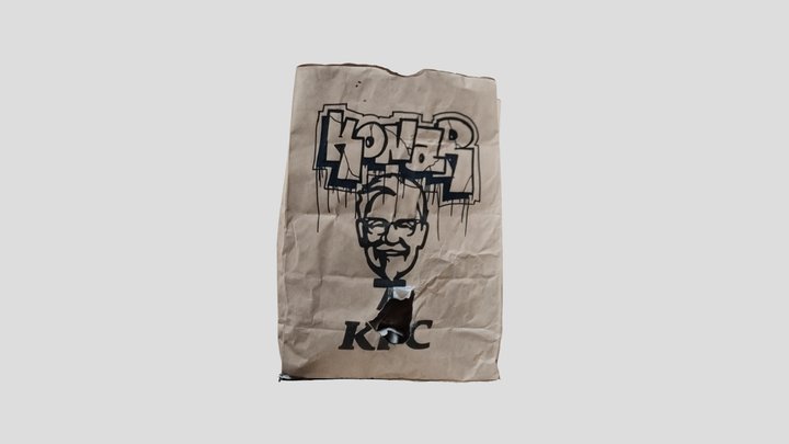 SCAN Custom Junk Food Bag 3D Model