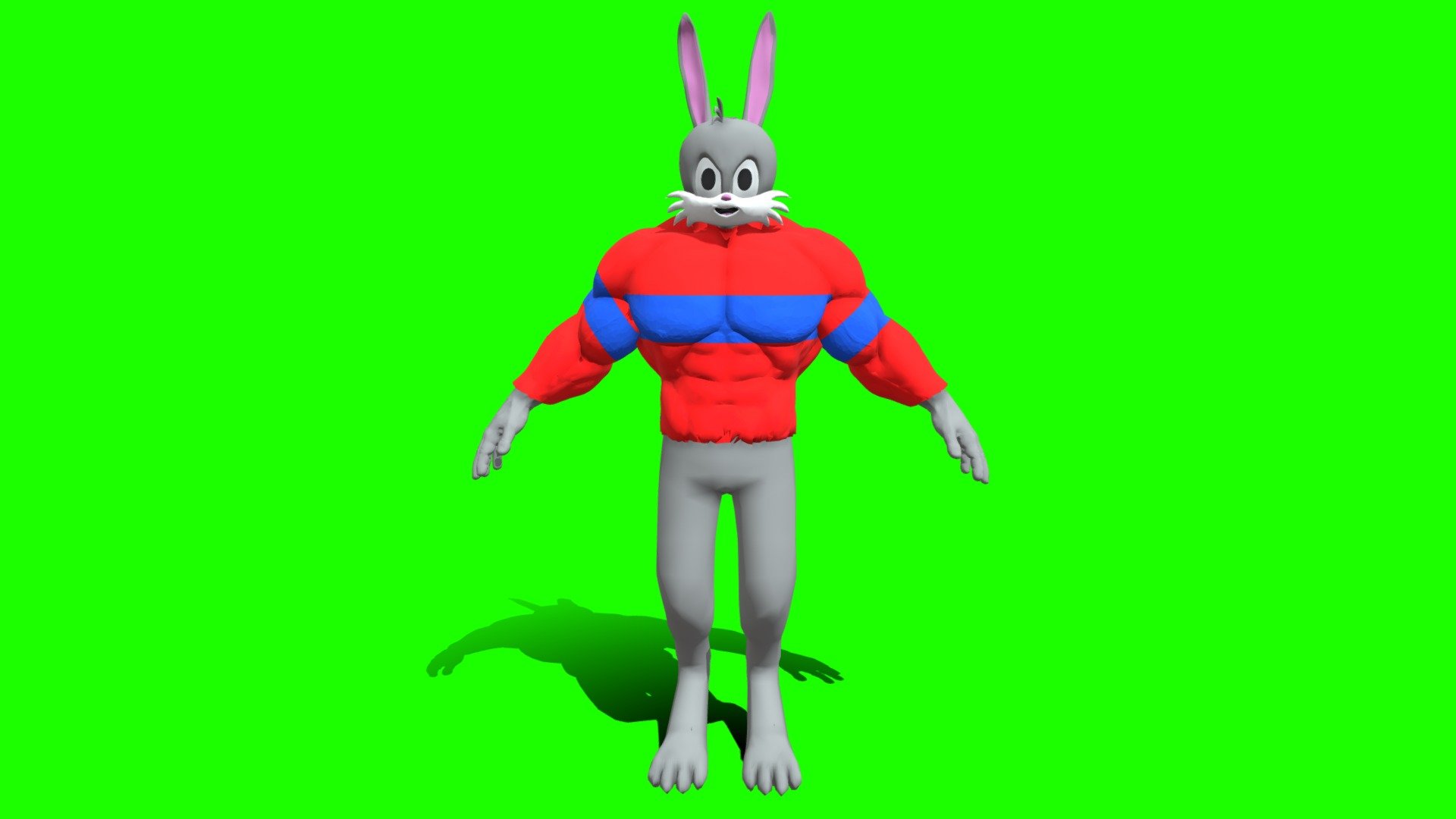 Heavy Reader Rabbit (Compositing) - Download Free 3D model by ...