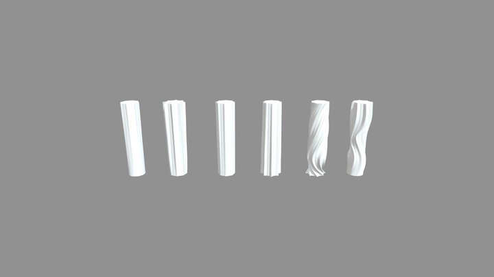 column variations 2 3D Model