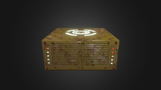 Ancient Box 3D Model