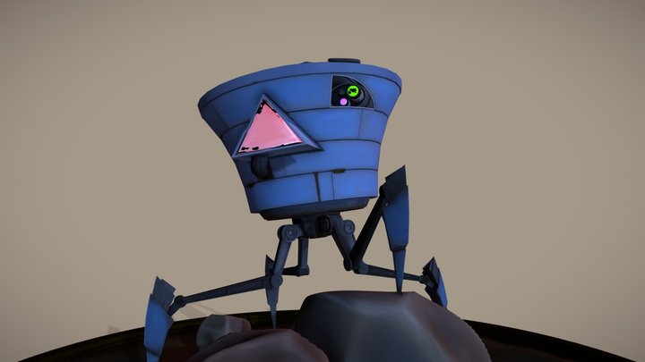 Observer robot 3D Model