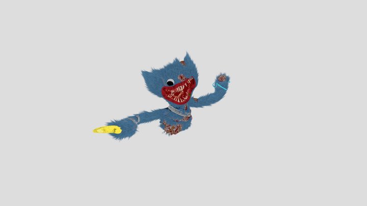 Withered Huggy Wuggy's Last Breath 3D Model